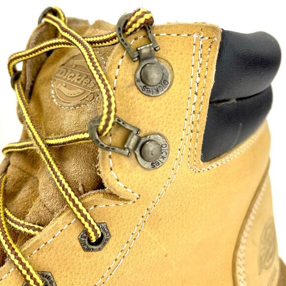 Dickies Raider Plus-ST EH Men Work Safety Boots Size 13 Yellow Leather Steel Toe - Picture 12 of 16